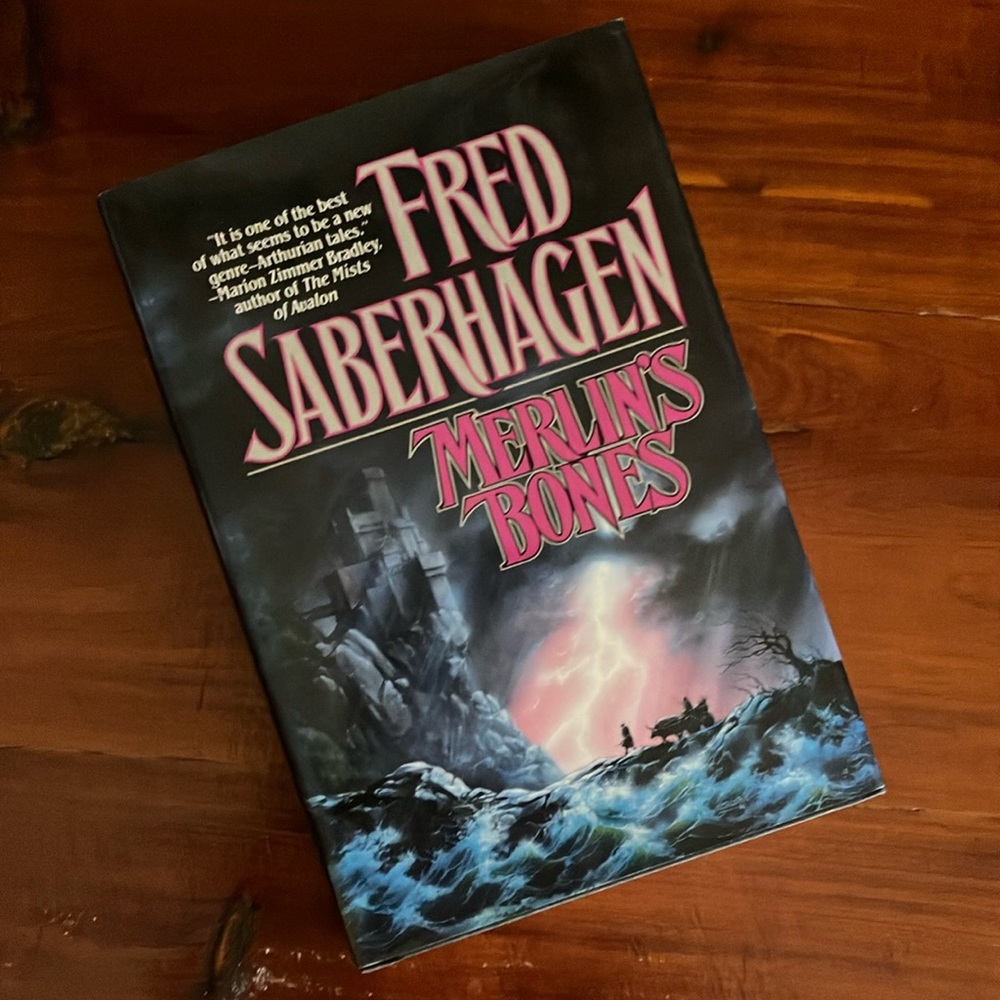 Fantasy Book Arthurian Tale Merlins Bones Fred Saberhagen First Edition HC